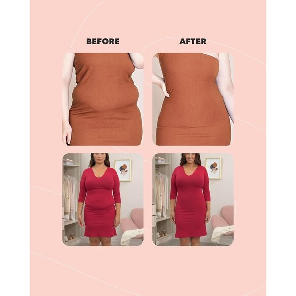 🆕 Women Cream Tummy Control Underwear Every Day High Waisted Body Shaper Short - Picture 6 of 8